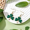 Alloy Enamel Dangle Earrings EJEW-JE06197-2