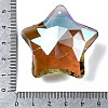 Electroplated Glass Pendants GLAA-G122-05A-3