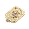 Brass Micro Pave Cubic Zirconia Pendants LS-KK-D283-30G-02-2