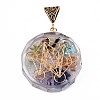 Transparent Epoxy Resin Alchemy Pendants RESI-T049-05-1