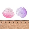 Opaque Resin & Paillette Cabochons X-RE-CBA6E1B-01-3
