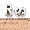 UV Plating Acrylic European Beads MACR-L015-19B-3