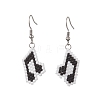 304 Stainless Steel Musical Note Dangle Earrings EJEW-MZ00619-1