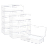 10Pcs Transparent Plastic Storage Boxes CON-BC0007-78A-1