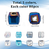 400Pcs 5 Colors Electroplate Glass Beads EGLA-SC0001-21-2