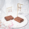 Fingerinspire 2 Pcs 2 Styles Iron Earring Display Stands EDIS-FG0001-35-4