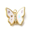 304 Stainless Steel Enamel Charms STAS-Q347-10D-G-1