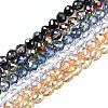 Transparent Glass Beads Strands EGLA-T008-14A-1