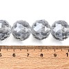 Transparent Electroplate Glass Beads Strands EGLA-N002-34F-F03-2