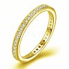 Micro Pave Cubic Zirconia Rings RJEW-BB35163-G-7-1