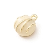 Brass Enamel Pendants KK-CBA260B-14E-G-2