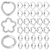 120Pcs 3 Styles Tibetan Style Alloy Bead Frames TIBE-SP0001-13-1