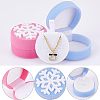 CHGCRAFT 4Pcs 2 Colors Velvet Jewelry Packing Boxes VBOX-CA0001-003-5