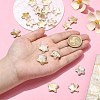 20Pcs Drawbench Style Natural Freshwater Shell Beads BSHE-CJ0001-08-5