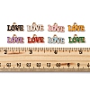 48Pcs 8 Colors Valentine's Day Theme Alloy Enamel Pendants ENAM-FS0002-51-5