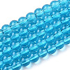 Transparent Glass Beads Strands GLAA-T032-T4mm-06-1