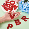 Alphabet Rhinestone Patches FW-TAC0001-01A-8