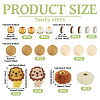 Silicone Beads Round Rubber Bead 15MM Loose Spacer Beads for DIY Supplies Jewelry Keychain Making FIND-TA0008-90A-5