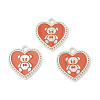 Alloy Enamel Pendants ENAM-G212-06P-02-3
