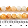 Natural Yellow Jade Beads Strands G-F591-17-10MM-5