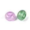 Transparent Acrylic European Beads OACR-Q200-18-3