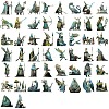 50Pcs Forest/Fairy Tale PET Cartoon Stickers STIC-T0001-09-3