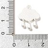 Baking Paint Zinc Alloy with Resin Pendant FIND-Z038-01C-3