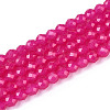 Imitation Jade Glass Beads Strands GLAA-T028-4mm-11I-1