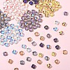 30Pcs Electroplate Glass Beads EGLA-YW0006-16A-5