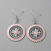 Alloy Enamel Dangle Earring for Women EJEW-TAC0017-14AS-03-1