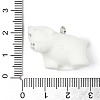 Flocky Opaque Resin Pendants LS-RESI-G105-06C-3