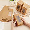 Kraft Paper Candy Boxes with PVC Clear Window CON-WH0097-07A-02B-3