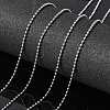 Tarnish Resistant 201 Stainless Steel Ball Chainswith Spool CHS-R008-19-100m-2
