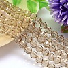 Faceted Round Imitation Austrian Crystal Bead Strands G-M182-6mm-29A-1