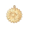 304 Stainless Steel Pendants STAS-C121-44F-G-1