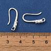 Rack Plating Brass Micro Pave Clear Cubic Zirconia Earring Hooks KK-A231-04S-3