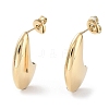 304 Stainless Steel  Stud Earrings EJEW-H115-14G-1