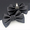 Leather Bowknot Shoe Decorations AJEW-WH0323-23B-1