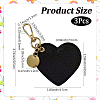 3Pcs PU Leather Pendant Decorations KEYC-CL0001-54-2
