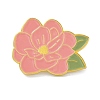 Camellia Flower Enamel Pin JEWB-C008-15G-1