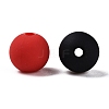 Rubberized Style Imitated Silicone Acrylic Beads MACR-T048-01C-02-2