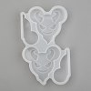 Demon Straw Topper Silicone Molds Decoration X-DIY-J003-10-3