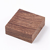 Square Wooden Pieces for Wood Jewelry Ring Making WOOD-WH0101-29L-2