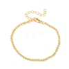 Brass Beaded Bracelets for Women BJEW-C140-20G-4
