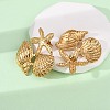 304 Stainless Steel Stud Earrings EJEW-L304-07G-3