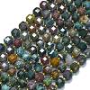 Natural Bloodstone Beads Strands LS-G-K389-A56-01-1