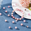 Olycraft 2 Strands Natural Cherry Blossom Agate Beads Strands G-OC0005-18-5