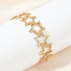 304 Stainless Steel Cuff Bangles for Women BJEW-U045-03G-3