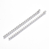 Brass Rhinestone Cup Chains Tassel Big Pendants KK-R129-10P-2