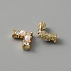 Alloy Rhinestone Cabochons MRMJ-WH0077-043K-1